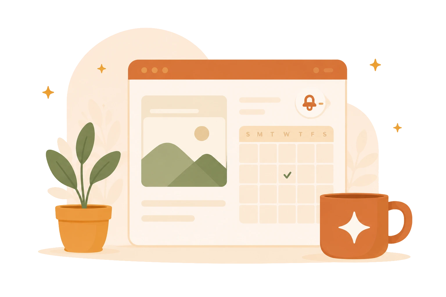 AI-generated marketing content scheduled across channels